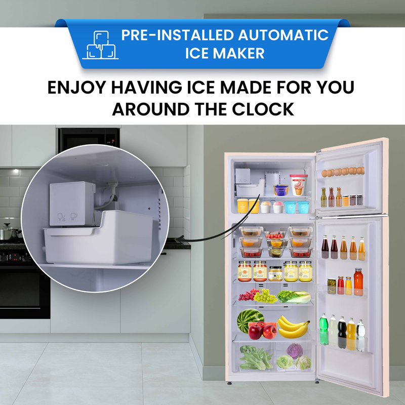 Equator Advanced Appliances Conserv 18 cu.ft. Classic Retro Refrigerator with Factory Installed
